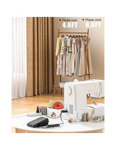 Pedal de Máquina de Coser VHBW Compatible con Singer 359102-001