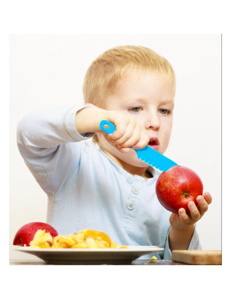 Juego de Cubiertos Reutilizables para Niños Jawbush 12 Piezas