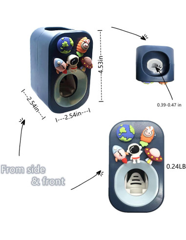 Dispensador Automático de Pasta de Dientes Mr. Thumbs Astronauta