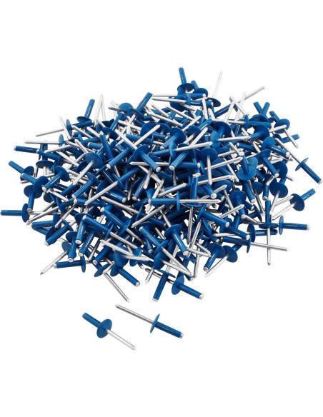 Remaches de Cabeza Explosiva Negra Speedway Motors 250 Pzas