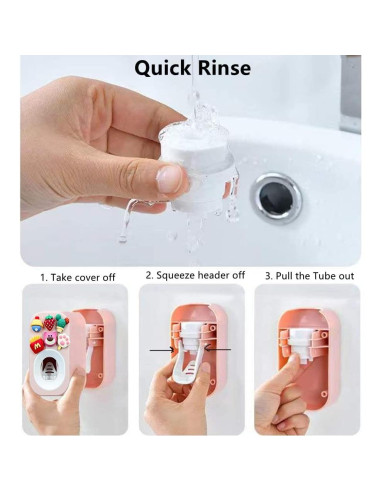 Dispensador Automático de Pasta de Dientes Mr. Thumbs Astronauta