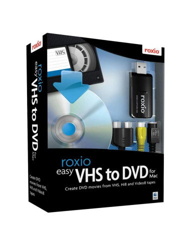 Roxio Easy VHS a DVD Mac - Convertidor de Video Analógico