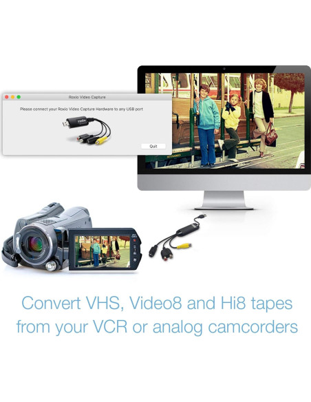 Roxio Easy VHS a DVD Mac - Convertidor de Video Analógico