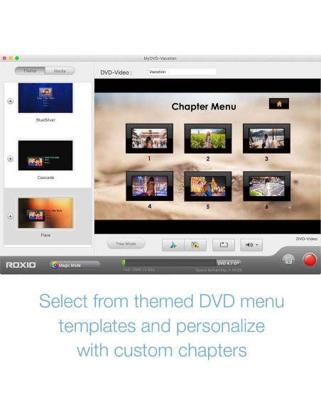 Roxio Easy VHS a DVD Mac - Convertidor de Video Analógico