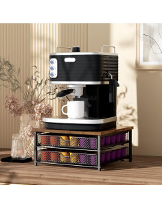 Organizador de Cápsulas de Café CADUKE 2 Niveles 72 Cápsulas 2