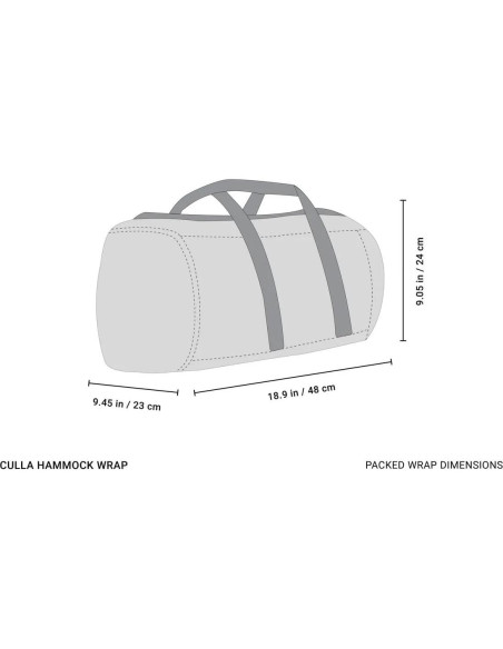 Envoltura de Hamaca Aislada Crua Outdoors para 2 Personas