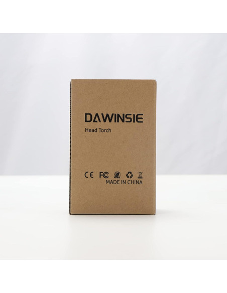 Linterna Frontal LED Recargable DAWINSIE 230 5 Modos Negro