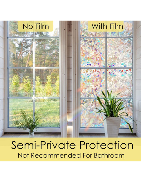 Película de Privacidad Arcoíris STATINT 0.87 m Vinilo UV