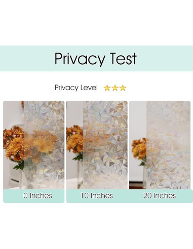 Película de Privacidad Arcoíris STATINT 0.87 m Vinilo UV