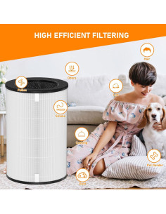 Filtro HEPA Skymechy AP-T30FL Compatible Purificador Aire 2