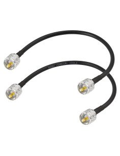 Cable Coaxial RG8X Superbat 30.48cm PL259 Macho 2-Pack