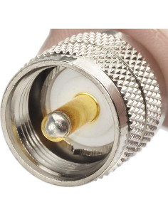 Cable Coaxial RG8X Superbat 30.48cm PL259 Macho 2-Pack 2