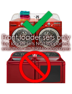 Guardián de Lavandería Haus Maus - Magnético Blanco 128.3 cm 2