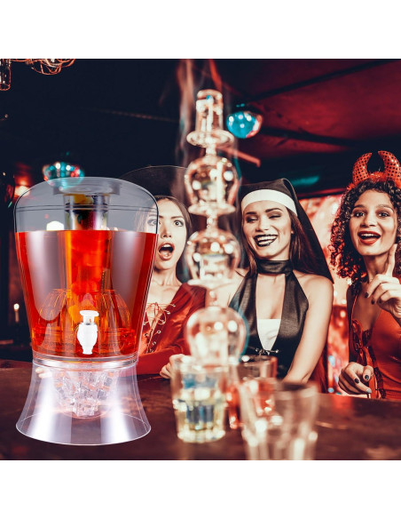 Dispensador de Bebidas Maxcheck 2 Piezas 6.8L Acrílico Dispensador de Bebidas Maxcheck 2 Piezas 6.8L Acrílico