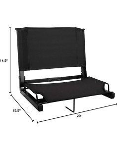 Silla de Estadio Ancha Sports Unlimited - Respaldo y Cojín 2
