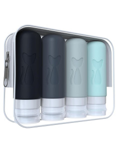 Botellas de viaje a prueba de fugas Zafit 3oz - 4 unidades