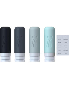 Botellas de viaje a prueba de fugas Zafit 3oz - 4 unidades 2