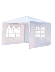 Carpa de Evento 3 Paredes Removibles WEI WEI GLOBAL 3x3m Blanca