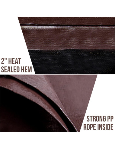 Lona de Polietileno 12mil Cartman 1.83x2.44m Impermeable