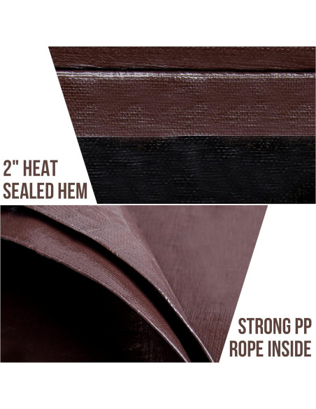 Lona de Polietileno 12mil Cartman 1.83x2.44m Impermeable