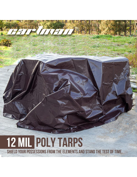 Lona de Polietileno 12mil Cartman 1.83x2.44m Impermeable