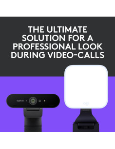 Webcam Logitech Brio 4K + Litra Glow - Iluminación Profesional 2