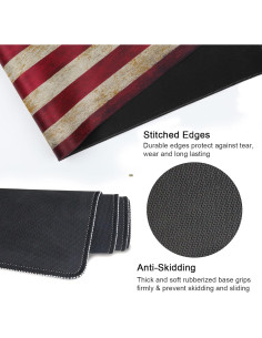 Alfombrilla de Ratón Grande Meffort Inc 600x350mm Resistente Agua 2