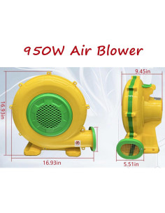 Soplador de Aire Inflable Pettool 950W Portátil 8.09kg 2