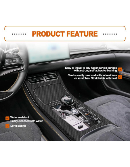 Envoltura de Vinilo Fibra de Carbono 3D Mate RBOKO 30x152 cm