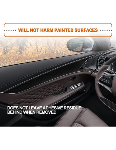 Envoltura de Vinilo Fibra de Carbono 3D Mate RBOKO 30x152 cm