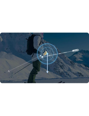 Soporte para Esquí Insta360 con Bastón Selfie Ajustable