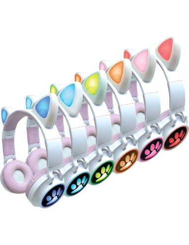 Auriculares Inalámbricos Lexibook 2-en-1 con Luces LED