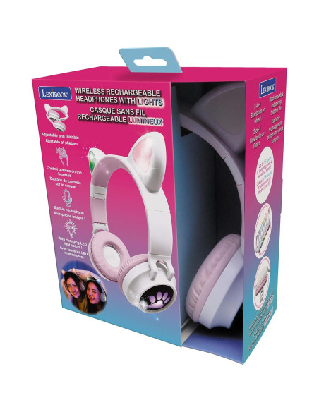 Auriculares Inalámbricos Lexibook 2-en-1 con Luces LED