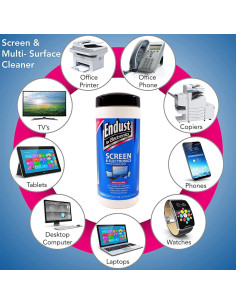 Toallitas de Limpieza Endust para Electrónicos 70 Unidades 2