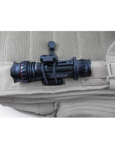 Clips Molle Tácticos AZB - 4 Piezas Nylon Negro