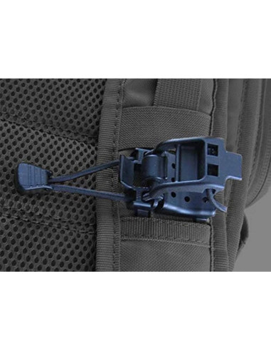 Clips Molle Tácticos AZB - 4 Piezas Nylon Negro