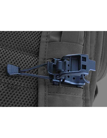 Clips Molle Tácticos AZB - 4 Piezas Nylon Negro