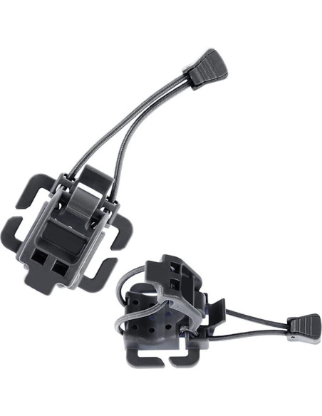 Clips Molle Tácticos AZB - 4 Piezas Nylon Negro