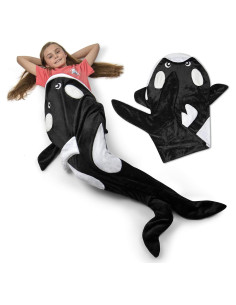 Manta de Cola de Ballena CozySnugz para Niños - Forro Polar