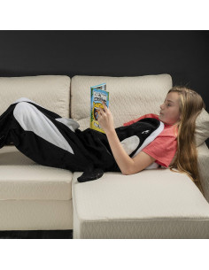 Manta de Cola de Ballena CozySnugz para Niños - Forro Polar 2