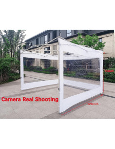 Ventana Lateral Transparente SCOCANOPY para Carpa 10x10 - Paquete de 3 2