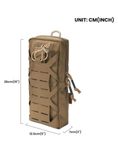 Bolsa Táctica EDC EXCELENTE ELITE SPANKER Marrón 28.7x19.1cm 2