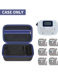 Funda de Almacenamiento para Etiquetadora Brother P-Touch Negra 2