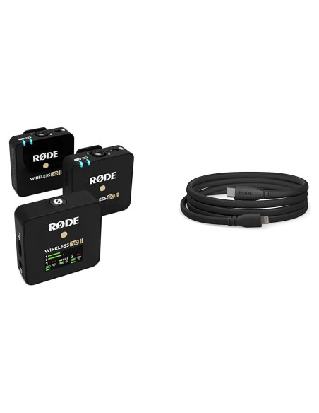 Micrófono Inalámbrico RDE Wireless GO II + Cable SC19 1.5m