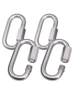 Enlaces Rápidos de Acero Inoxidable Alele M10 - 4 Paquetes
