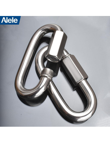 Enlaces Rápidos de Acero Inoxidable Alele M10 - 4 Paquetes