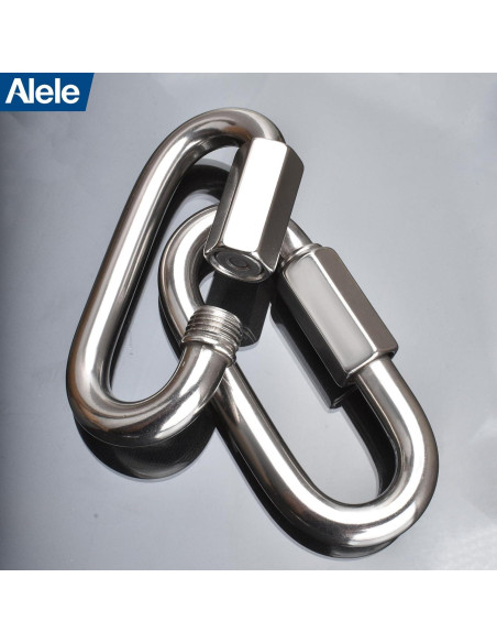Enlaces Rápidos de Acero Inoxidable Alele M10 - 4 Paquetes