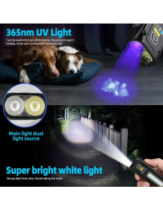 Linterna UV 365nm DARKBEAM Recargable USB C Mini EDC 2