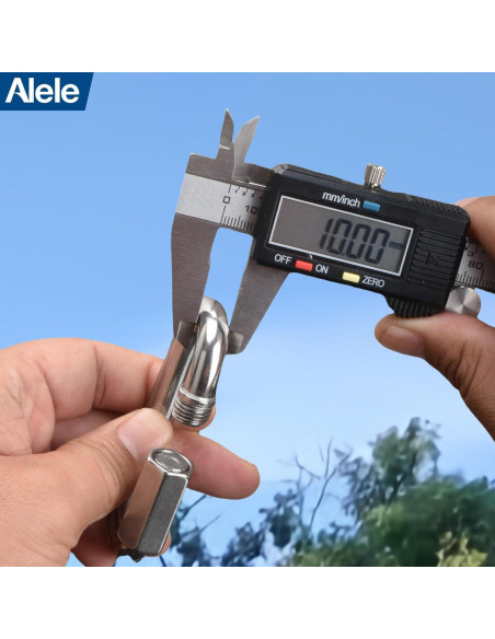 Enlaces Rápidos de Acero Inoxidable Alele M10 - 4 Paquetes