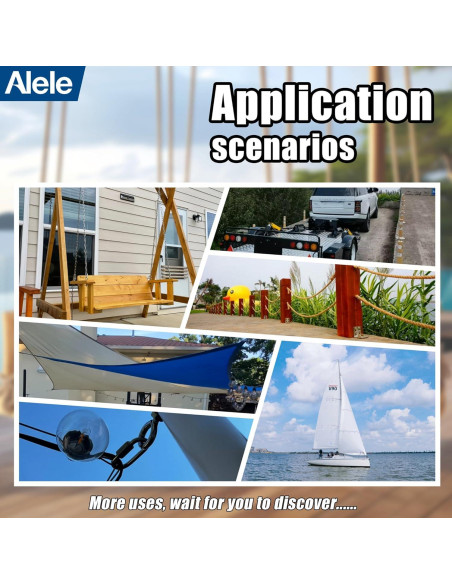 Enlaces Rápidos de Acero Inoxidable Alele M10 - 4 Paquetes